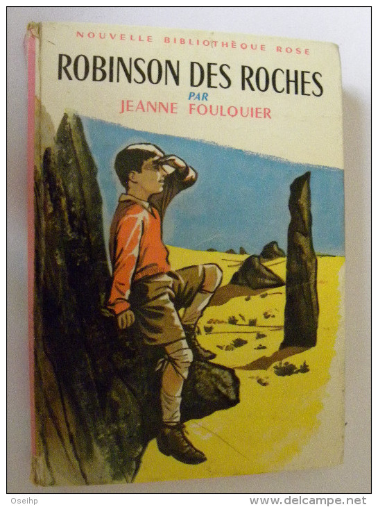 ROBINSON Des ROCHES Jeanne Foulquier Illustrations Guy Michel  Bibliothèque Rose 86 - Bibliotheque Rose