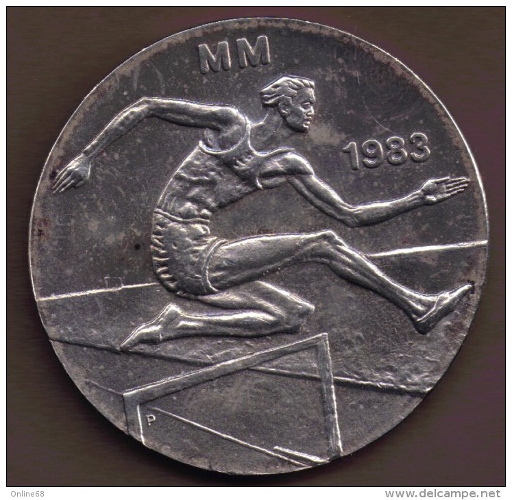 FINLANDE 50 MARKKAA 1983 1st World Athletics Championships ARGENT Silver 0.500 KM# 61 - Finlande