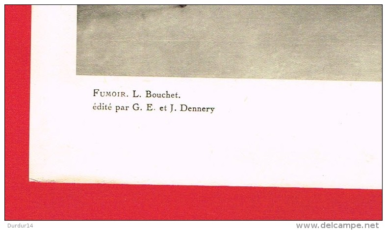 ART - DECORATION - SALON 1929 - FUMOIR - L. BOUCHET édité Par G. E Et J. DENNERY - Other Plans