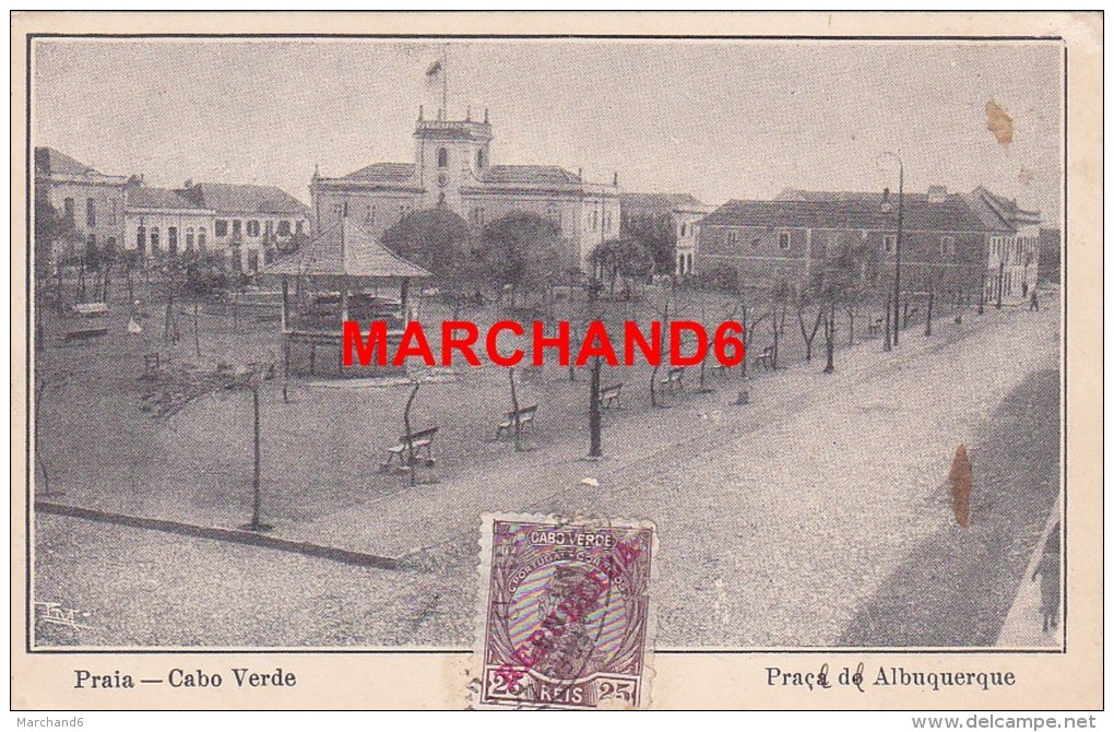 Afrique Cap Vert Praca Do Albuquerque Praia Cabo Verde Kiosque A Musique - Cap Vert