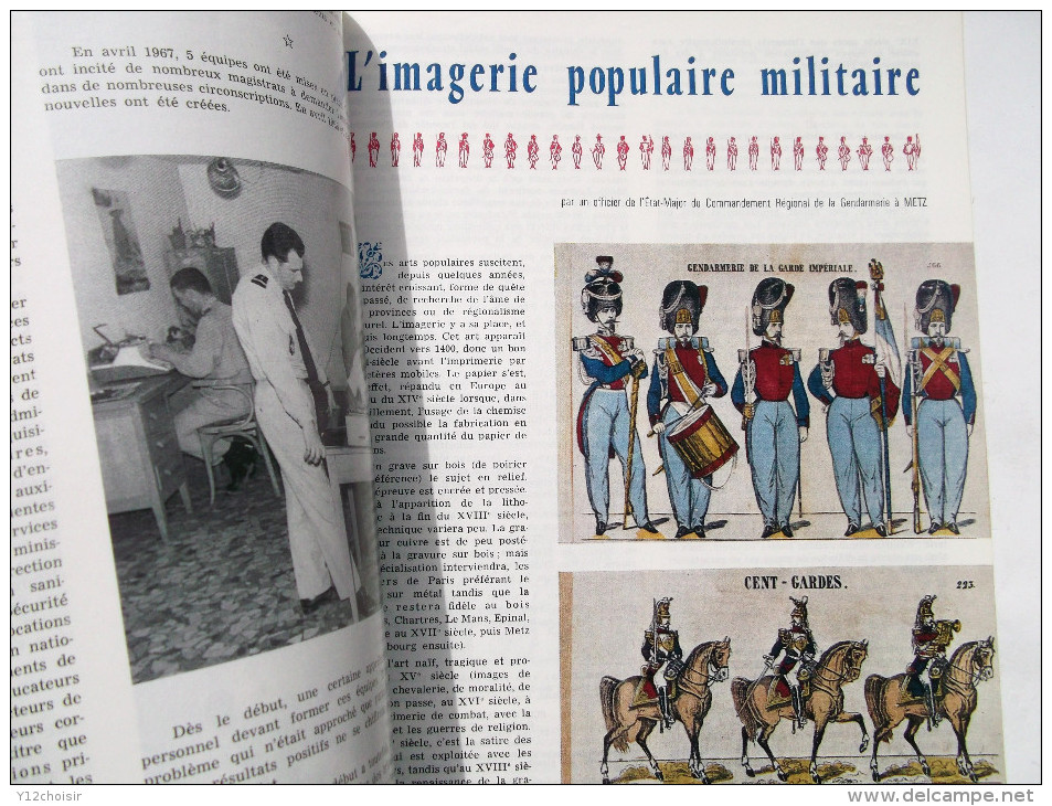 REVUE GENDARMERIE NATIONALE 1970 . AVIONS SUPERSONIQUES IMAGERIE POPULAIRE PALAIS JUSTICE  COTE D IVOIRE - Polizei