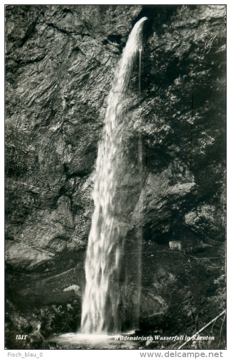 AK Kärnten 9132 Gallizien Wildensteiner Wasserfall Cataract Waterfall Österreich Austria Autriche Carinthia - Völkermarkt