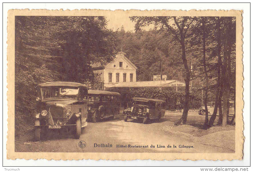 C1400 - Dolhain - Hôtel Restaurant Au Lion De La Gileppe Jules THIBERT * Autobus - Autocars * - Limbourg