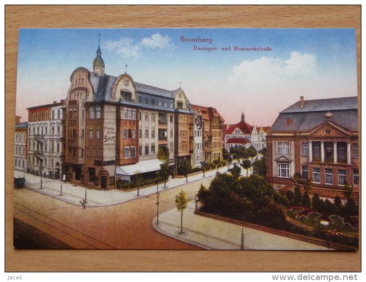 Bromberg / Bydgoszcz 1915 Year / Danzinger And Bismarckstrasse /   Reproduction - Westpreussen