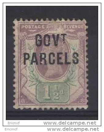 GB 1887 1.5d Government Parcels Unused - Service