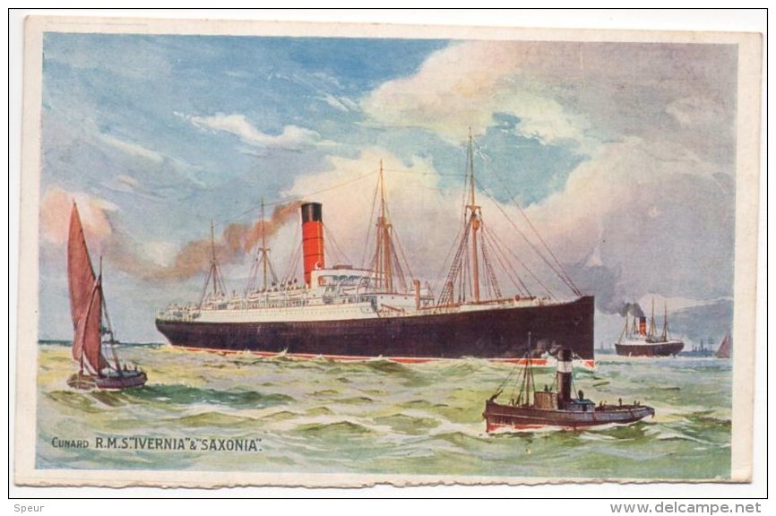 Cunard R.M.S. Ivernia & Saxonia - Steamers