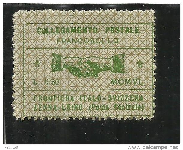 ITALY ITALIA 1945 CLN D.I.S.P.A. (Delegazione Intercomunale Sevizio Postale Ausiliario) Zenna / Luino PROVE DI STAMPA - Comité De Libération Nationale (CLN)