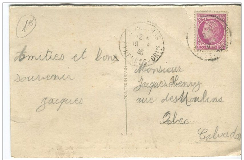Ed Quera Postcard,  10, Le Perthus, Avenida Y Carretera De Barcelona (Frontera Espanola) - Autres & Non Classés