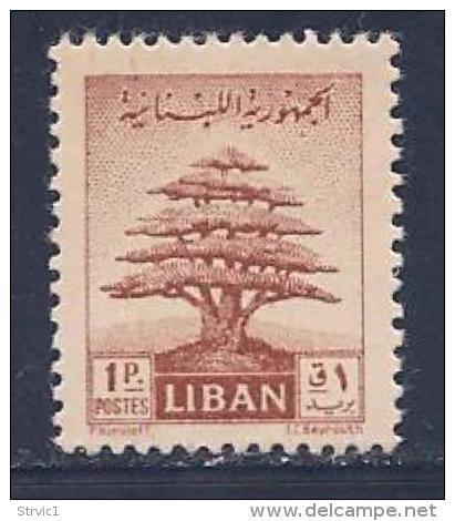 Lebanon, Scott # 248 Mint Hinged Cedar, 1951 - Lebanon