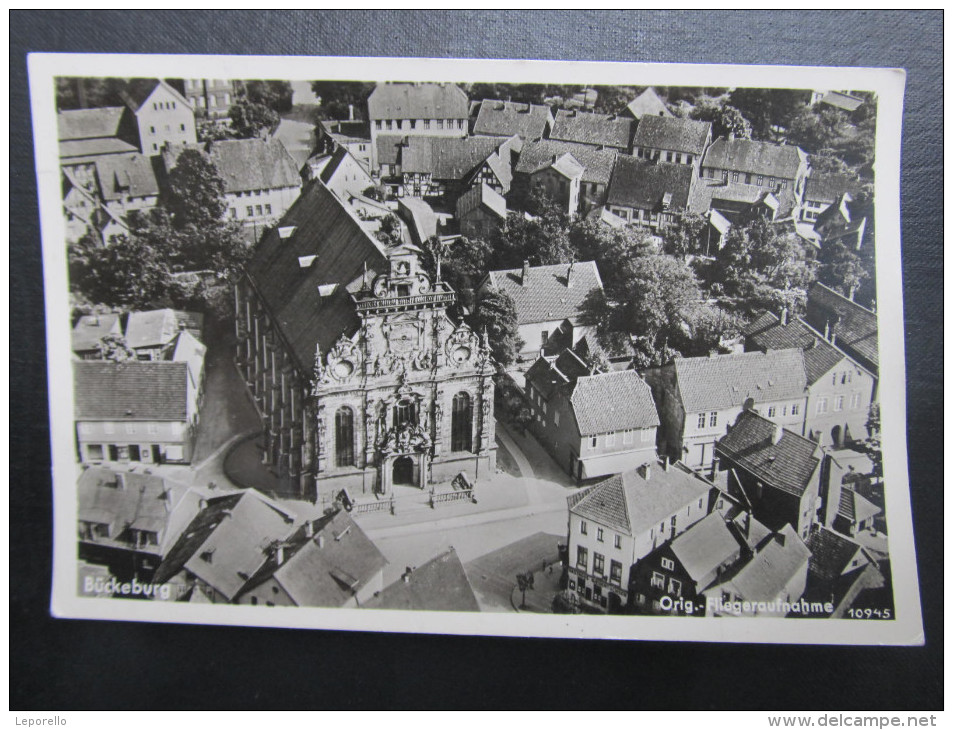 AK BÜCKEBURG 1940 Fliegeraufnahme ///  D*12429 - Bückeburg