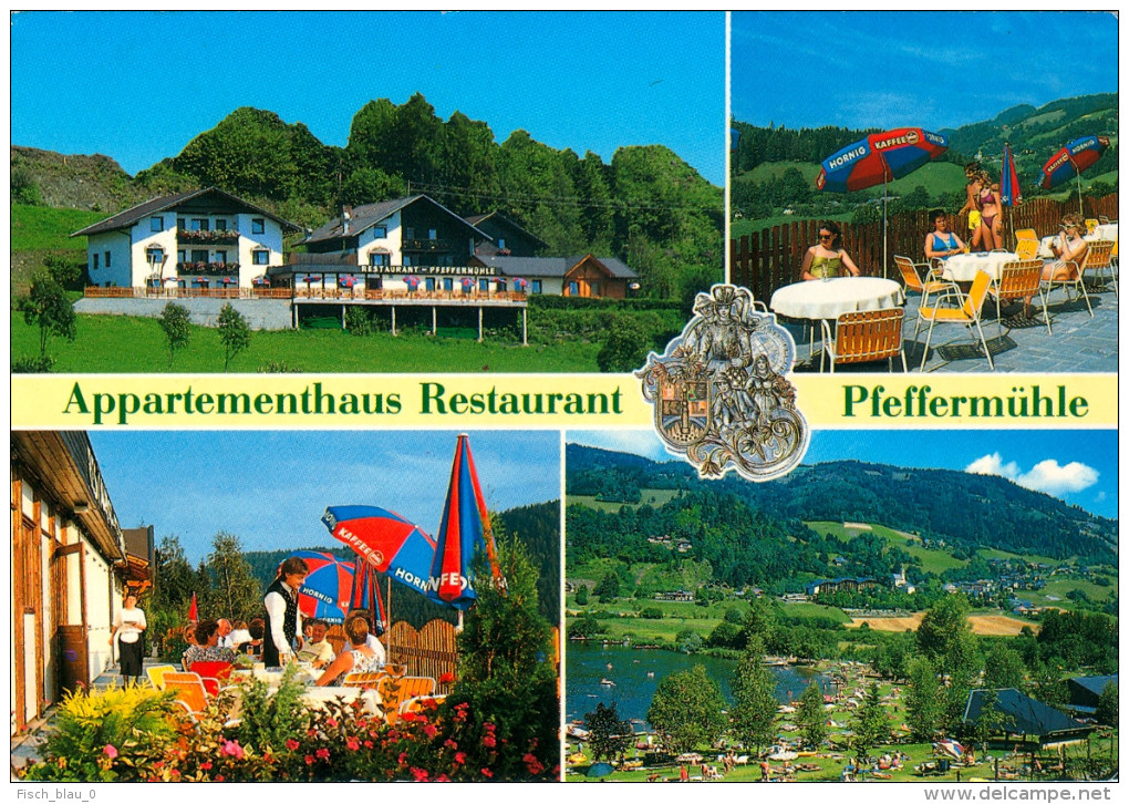 AK Sankt Urban Appartmenthaus Restaurant Pfeffermühle Stattenberg St. Urbansee Österreich Austria Autriche Carinthia - Feldkirchen In Kärnten