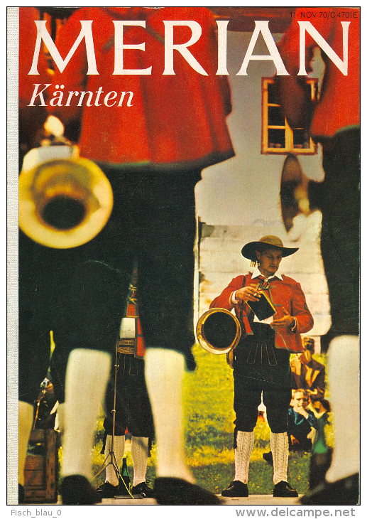 MERIAN Magazin Kärnten November 1970 Österreich Zeitschrift Österreich Carinthia Austria Autriche - Reizen En Ontspanning