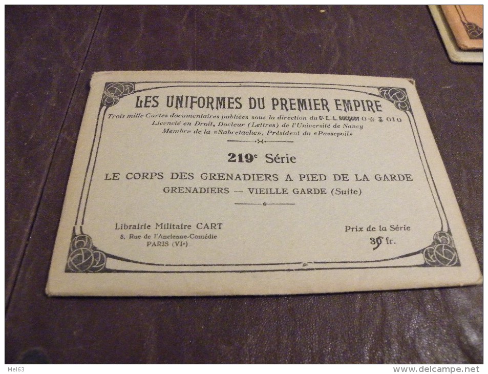 A142..CPA..MILITARIA..ILL USTRATEUR...Le Corps Des Grenadiers à Pied De La Garde Impériale..enveloppe D'origine - Uniformi