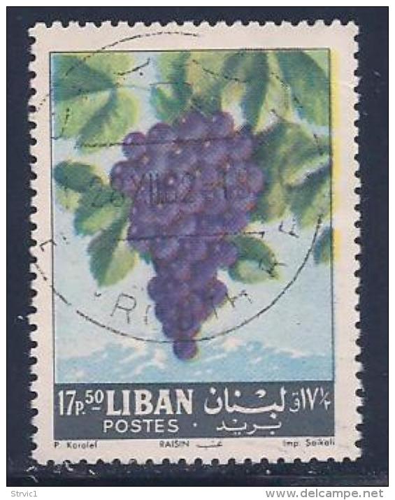 Lebanon, Scott # 398 Used Grapes, 1962 - Lebanon