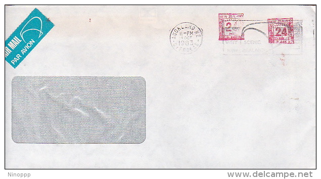 New Zealand 1983 Pre Stamped Postage On Cover Sent To Australia - Covers & Documents