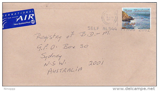 New Zealand 2002  Papanui Point On Cover Sent To Australia - Cartas & Documentos