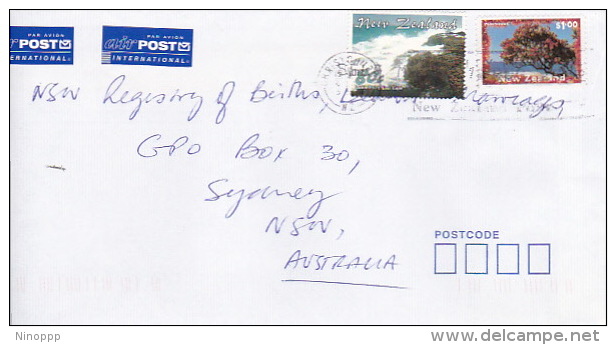 New Zealand 2002 Airpost And Lottin Point On Cover Sent To Australia - Storia Postale