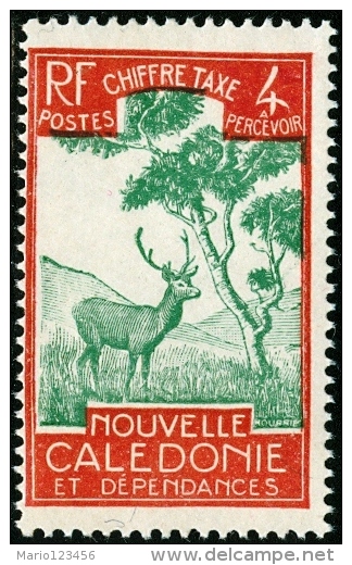 NUOVA CALEDONIA, NEW CALEDONIA, FRENCH TERRITORY, SOVRATASSA, 1928, FRANCOBOLLO NUOVO (MNG), Mi P20, Scott J20, T27 - Unused Stamps