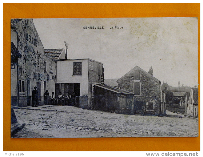 CPA  Senneville Auberge Gautier Sur La Place - Guerville