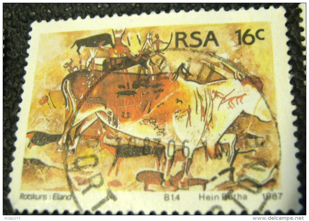 South Africa 1987 Rock Paintings 16c - Used - Oblitérés