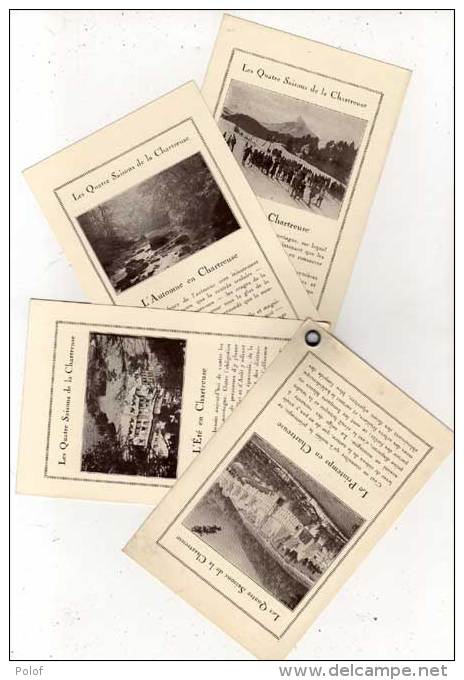 Les Quatre Saisons De La Chartreuse ( 4 Feuillets Recto Verso Reliés (68198) - Religion & Esotérisme