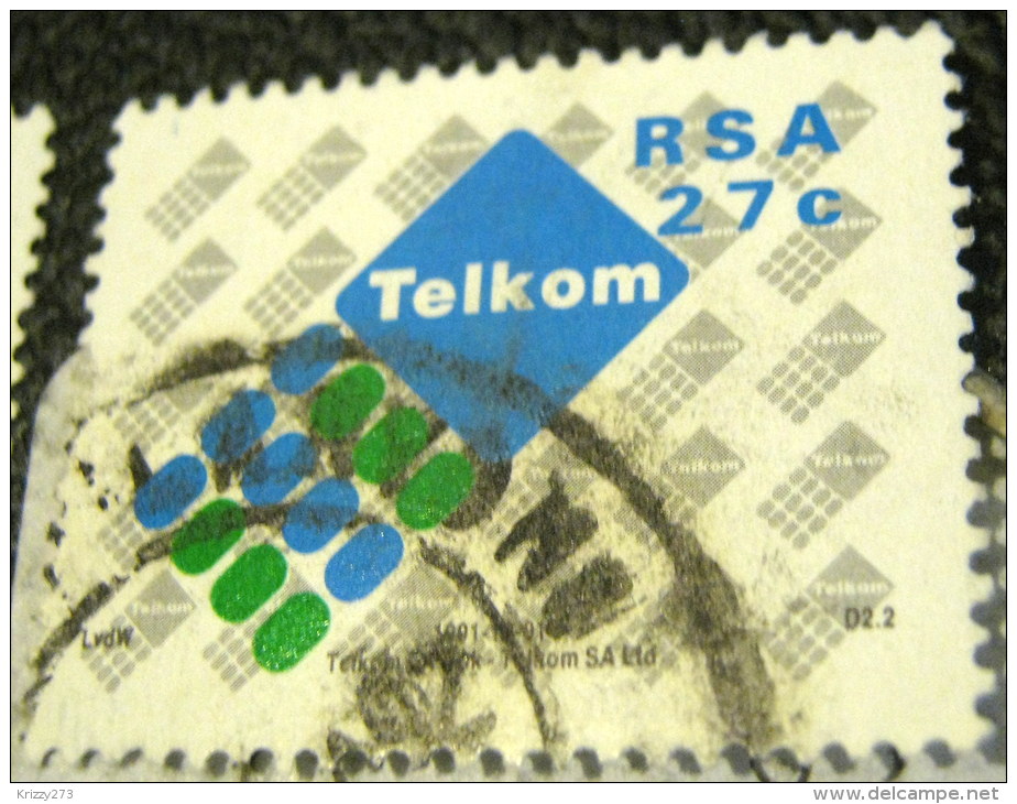 South Africa 1991 Telecommunications 27c - Used - Used Stamps