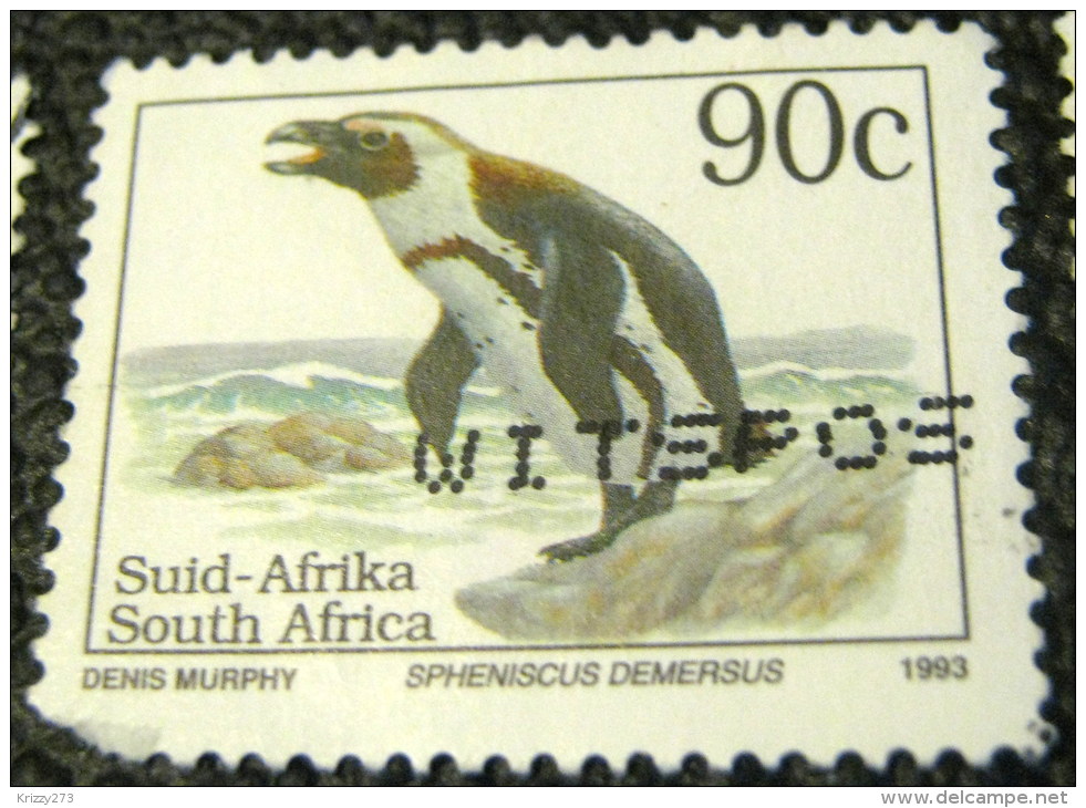 South Africa 1993 Endangered Animals Spheniscus Demersus 90c - Used - Usados