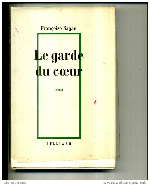 SAGAN  LE GARDE DU COEUR 1968 190 PAGES JULLIARD - Action