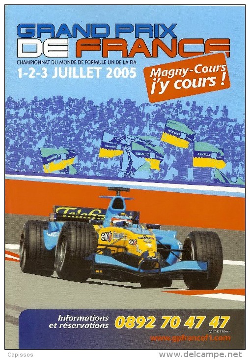 Magny Cours GP De France F1 Dépliant De 10 Pages Pour Réservation Des Billets - Automobile - F1