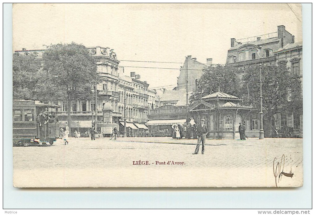 LIEGE  - Pont D'Avroy, Tramway. - Liege