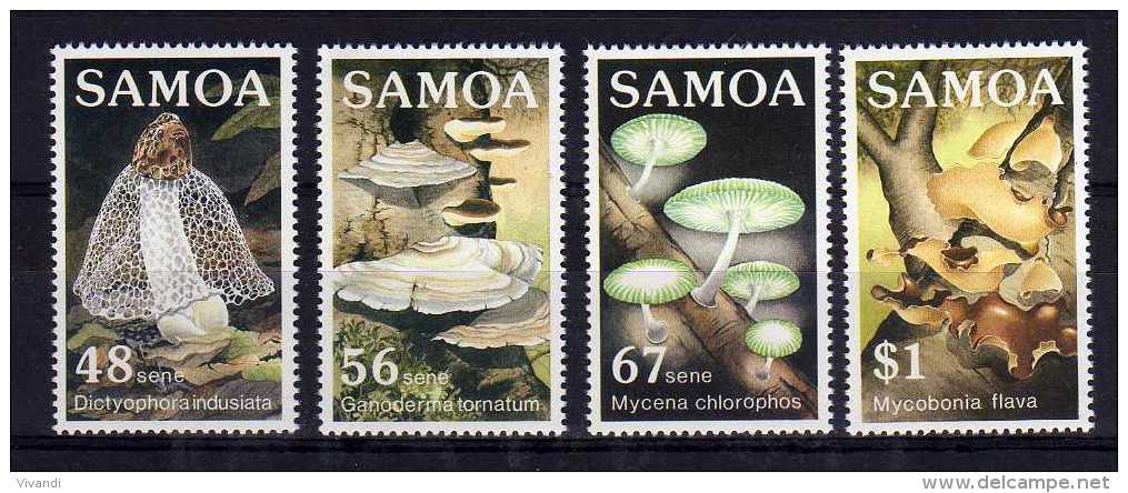 Samoa - 1985 - Fungi - MNH - Samoa