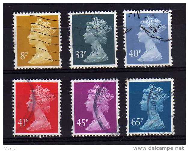 Great Britain - 2000 - Definitives (Issued 25/04/00) - Used - Oblitérés