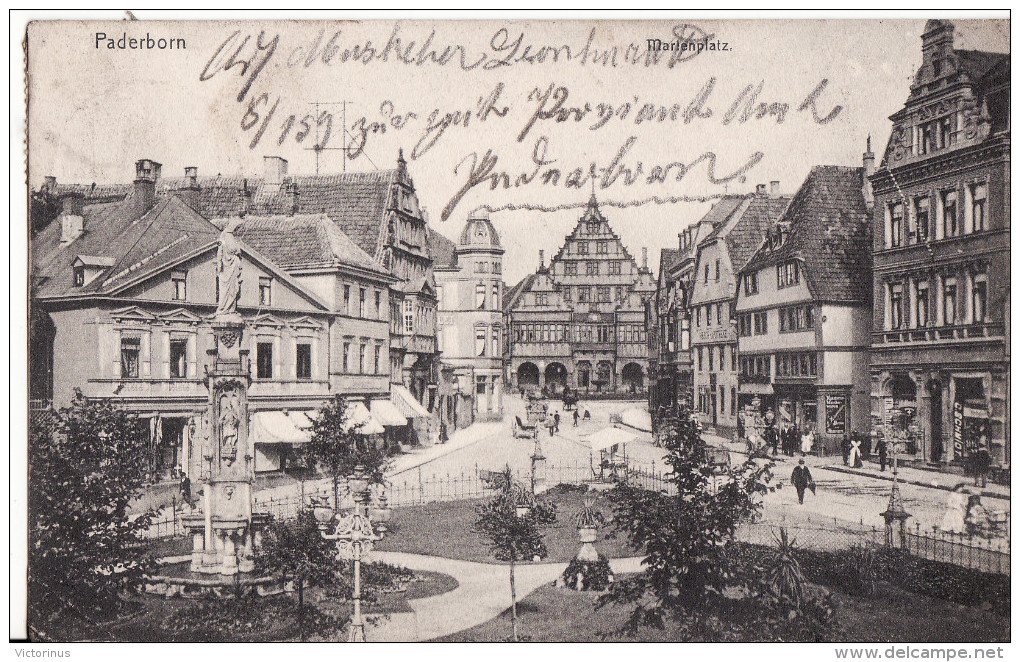 PADERBORN - LARLENPLATZ  -  1909 - Paderborn