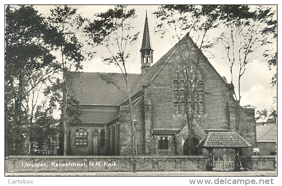 IJmuiden, Kanaalstraat , N.H.Kerk - IJmuiden