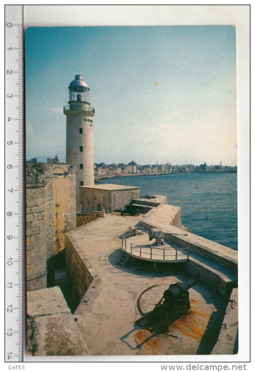 Morro Castle's Centanary Ligthouse At The Entrance Of Havana Harbour - Cuba