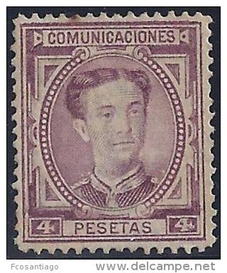 ESPAÑA 1876 - Edifil # 181Sin Goma (*) - Nuevos