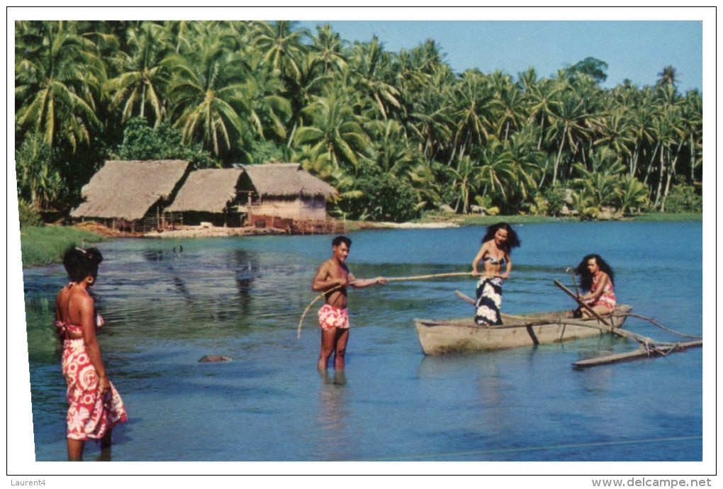 (PF 600) French Polynesia - Tahiti - Fisherman - Tahiti