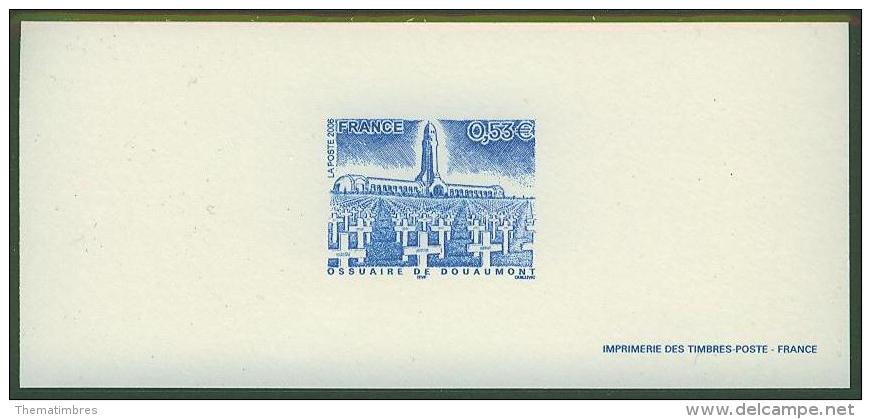 GRA3881 Ossuaire De Douaumont 3881 France 2006 Gravure Officielle - Guerre Mondiale (Première)