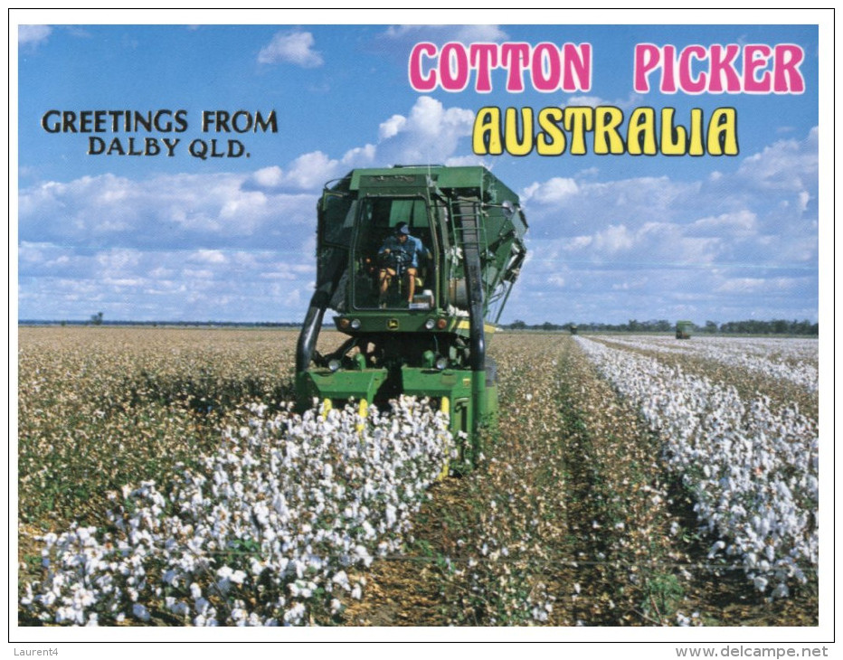 (945) Australia - NSW - Dalby Harvesting Cotton Machinery - Tamworth