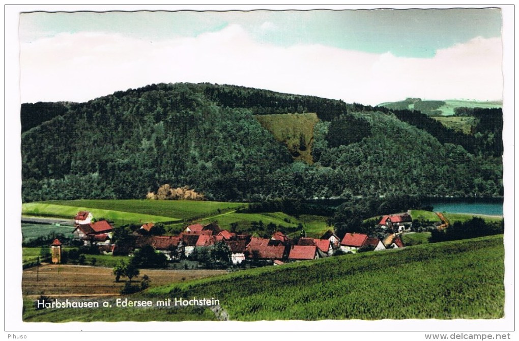 D4562 :  HARBSHAUSEN A. EDERSEE : Mit Hochstein - Waldeck