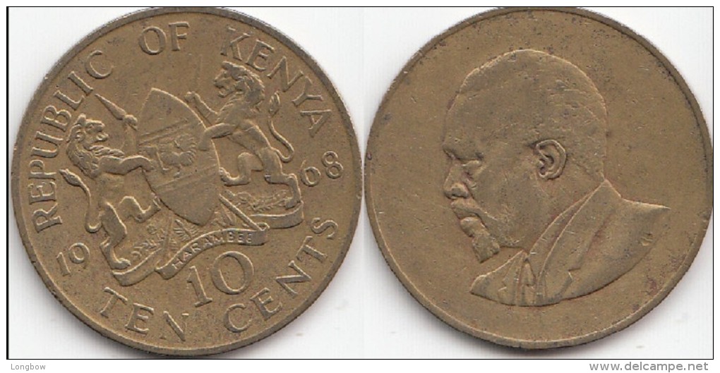 KENYA 10 Cents 1968 KM#2 - Used - Kenya