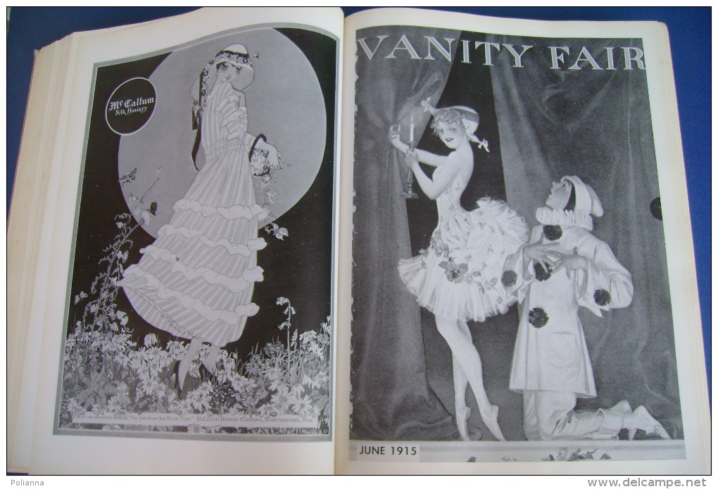 PFW/9 VANITY FAIR 1915 University Microfilm Facsimile Ed.1966/MODA/TEATRO/PUBBLICITA'