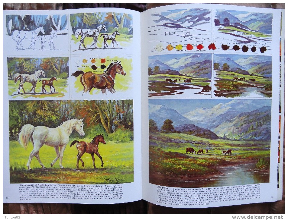 Mona Mills - How to Paint HORSES and other Animals - Published by Walter Foster