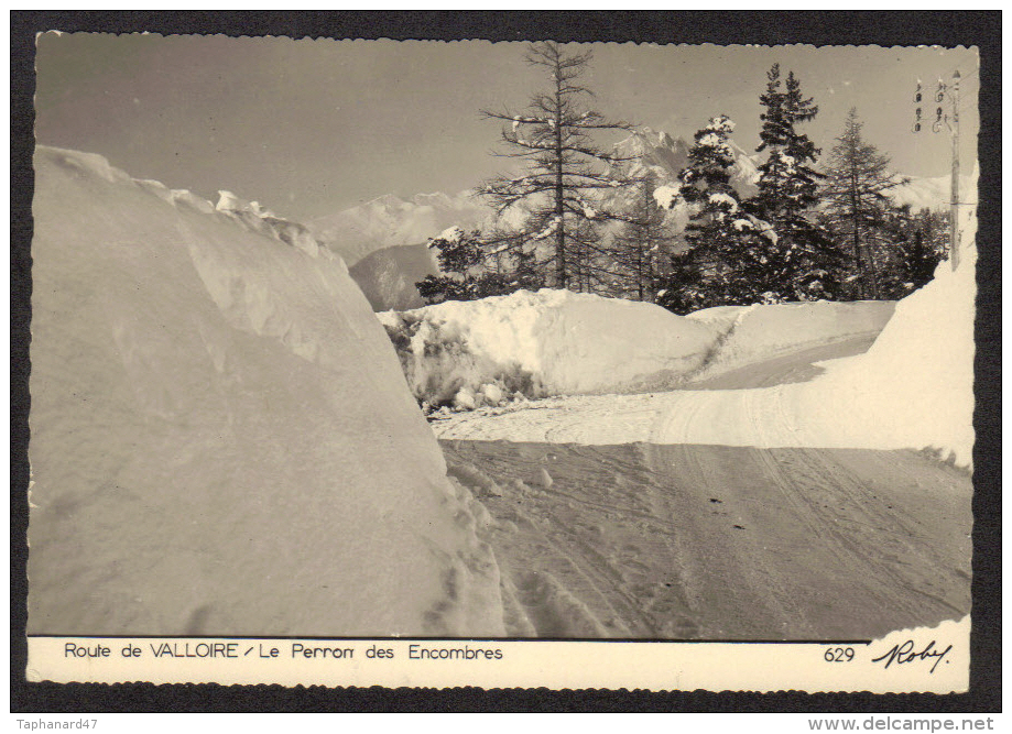 CPSM  Edt.D'ART ROBY . Dépt .73. Route De VALLOIRE. Le Perron Des Encombres. - Other & Unclassified