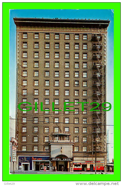 LOS ANGELES, CA - HOTEL CECIL - TRAVEL IN 1961 - - Los Angeles