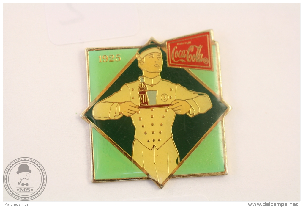 Vintage/ Retro Coca Cola Coke Advertising 1925 - Wilson Marketing 1985 - Pin Badge #PLS - Coca-Cola