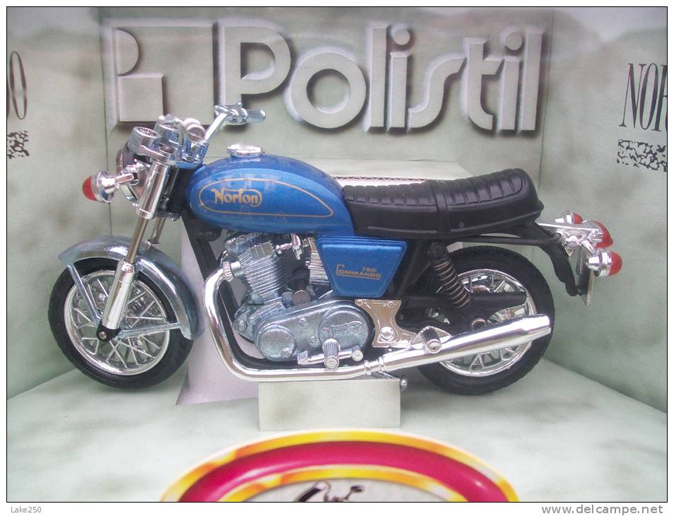 POLISTIL - NORTON COMMANDO  AVEC SA  BOITE   Scala 1/15 - Motorcycles