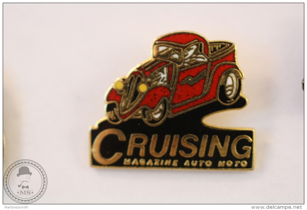 Cruising Magazine Auto Moto - Hot Rod Car - Pin Badge #PLS - Otros & Sin Clasificación