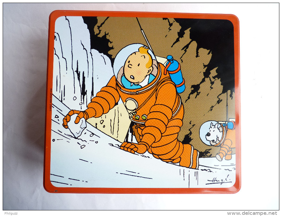 Carte Postale Tintin et Milou Sur la Lune Collection IMAGES DE TINTIN 2017 