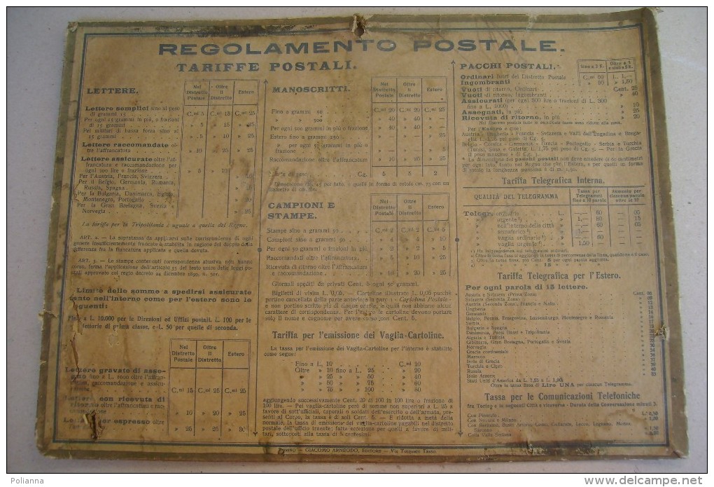 PFW/41 CALENDARIO 1916 - SANT' ANTONIO DA PADOVA Giacomo Arneodo Editori - Groot Formaat: 1901-20